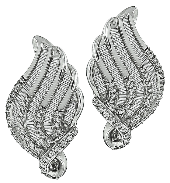 Estate 2.62ct Diamond Earrings