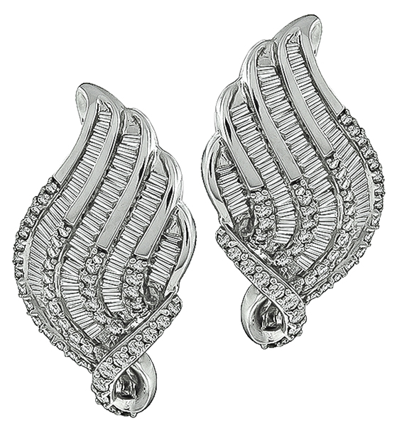 Estate 2.62ct Diamond Earrings