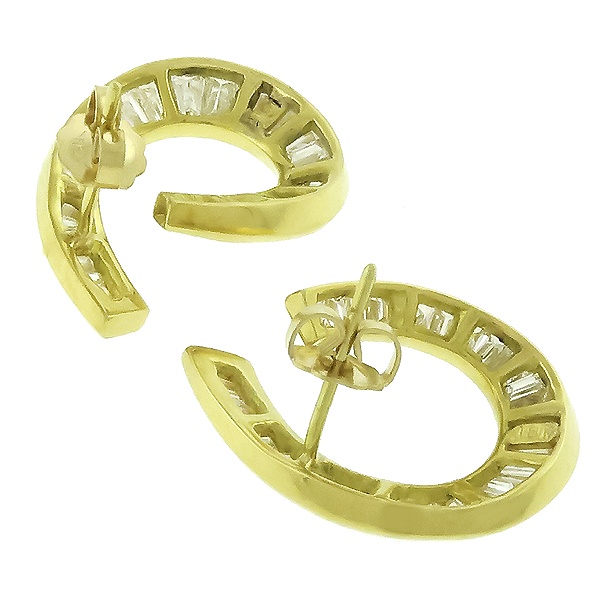 2.65ct Diamond Gold Earrings 