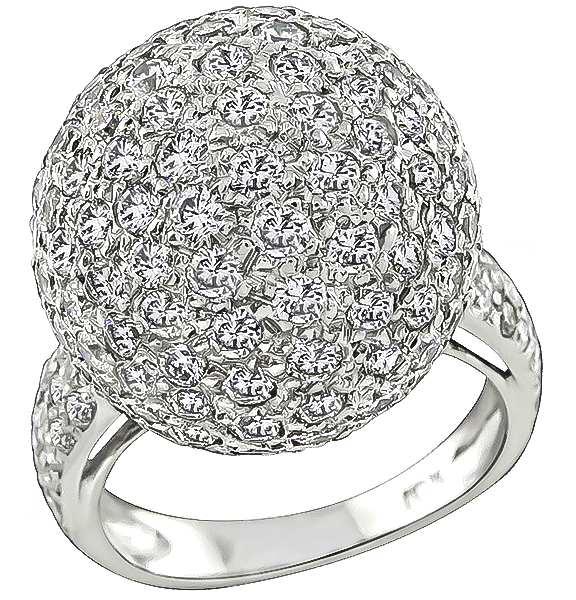 Estate 3.00ct Diamond Cocktail Ring