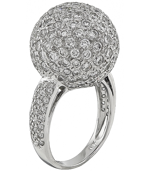 Estate 3.00ct Diamond Cocktail Ring