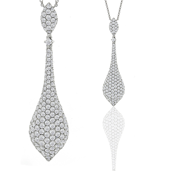 Diamond Gold Drop Necklace