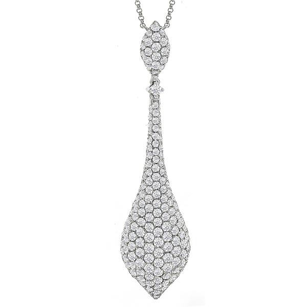 Diamond Gold Drop Necklace