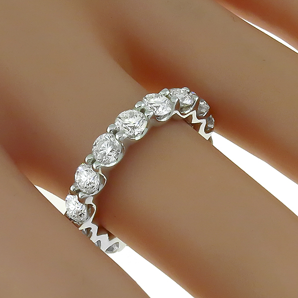 3.60ct Diamond  Eternity Wedding Band 