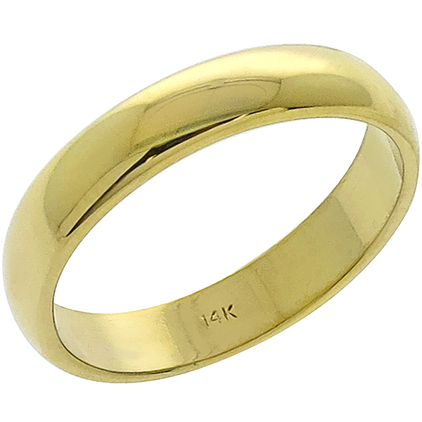 Gold Wedding Band 