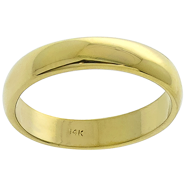 Gold Wedding Band 