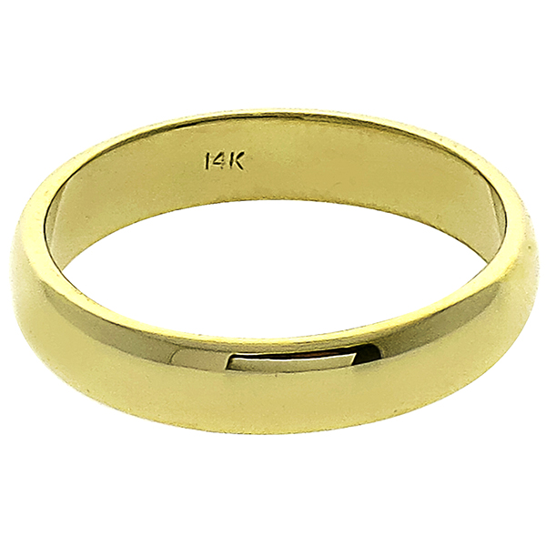 Gold Wedding Band 