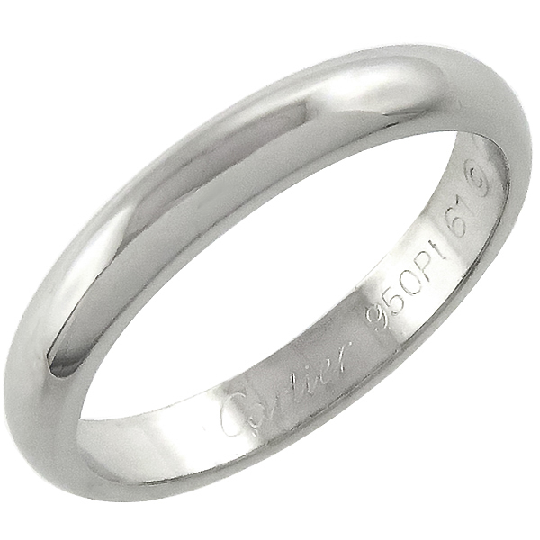 Estate Cartier Platinum Wedding Band