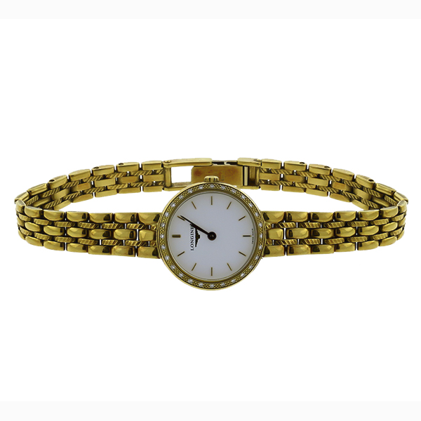 18k yellow gold Longines ladies watch 1