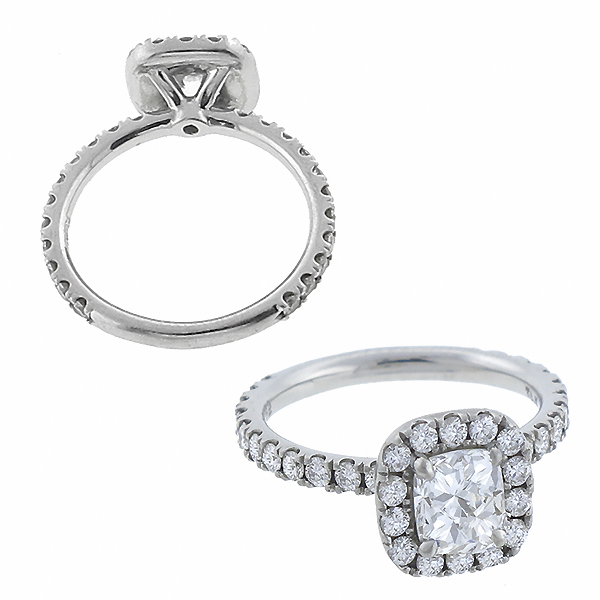 diamond platinum engagement ring 1