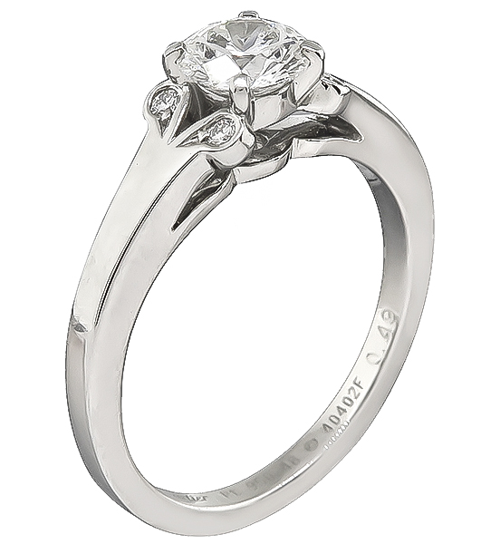 cartier diamond engagement ring