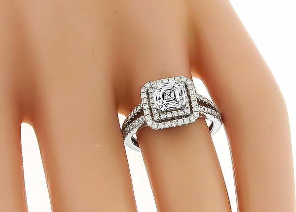 gia certified asscher cut diamond engagement ring 010518 1