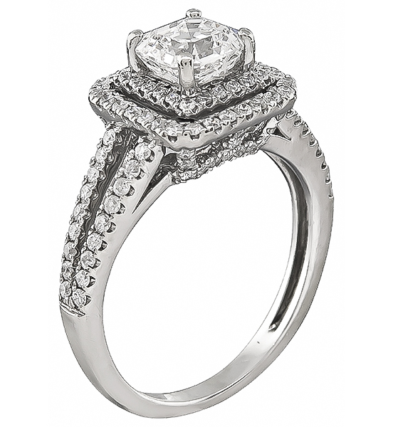 gia certified asscher cut diamond engagement ring 010518 1