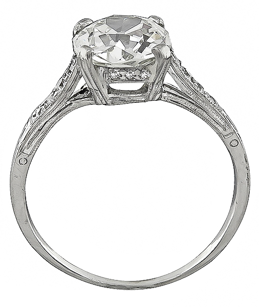 Estate GIA Certified 1.81ct Diamond Engagement Ring