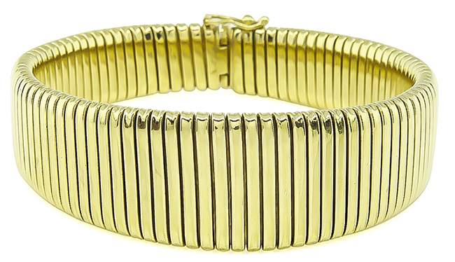 Estate Gold Flexible Bracelet