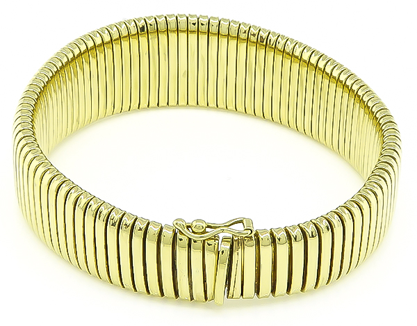 Estate Gold Flexible Bracelet