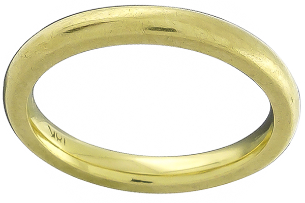 Estate Gold Wedding Band Photo 1