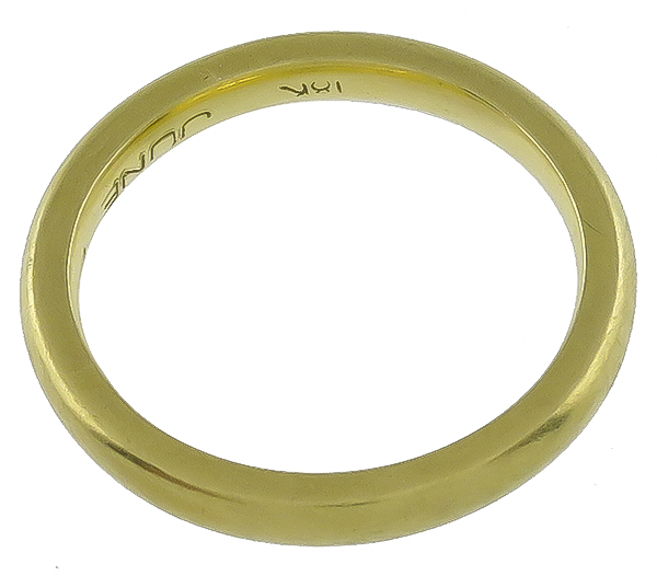 Estate Gold Wedding Band Photo 1