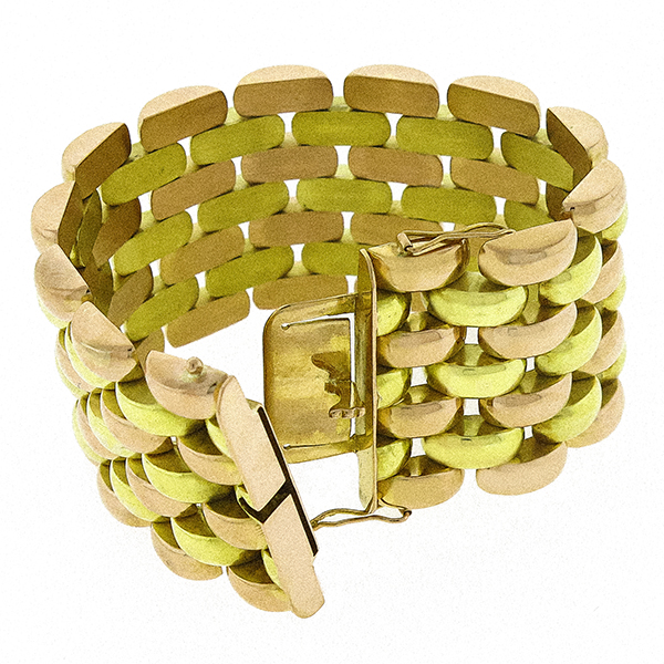 Retro 1940s Gold Bracelet