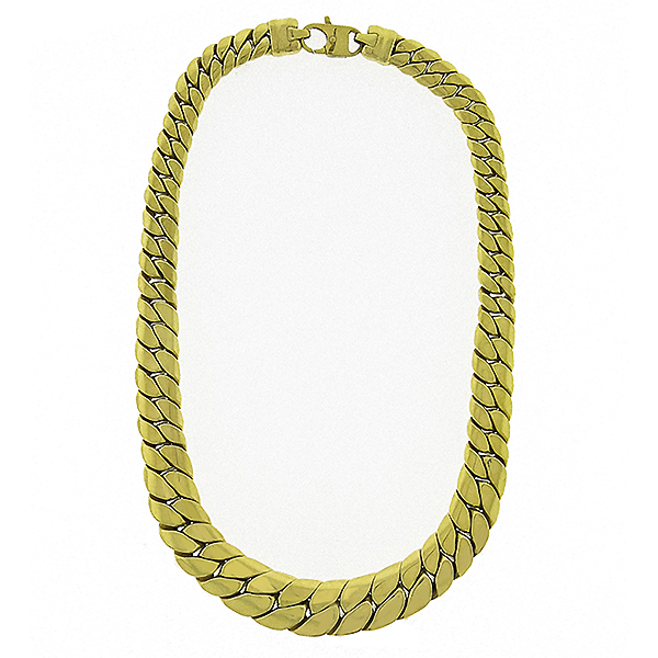 Gold Cuban Chain Necklace 