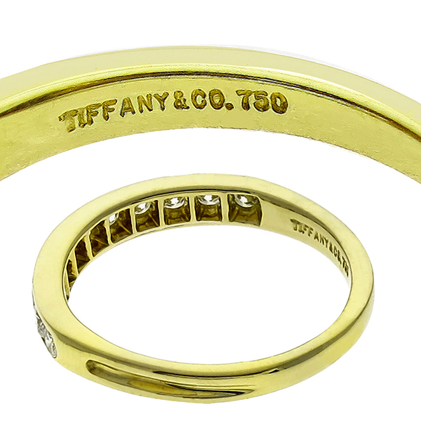 Tiffany Diamonds Half Eternity Wedding Ring 
