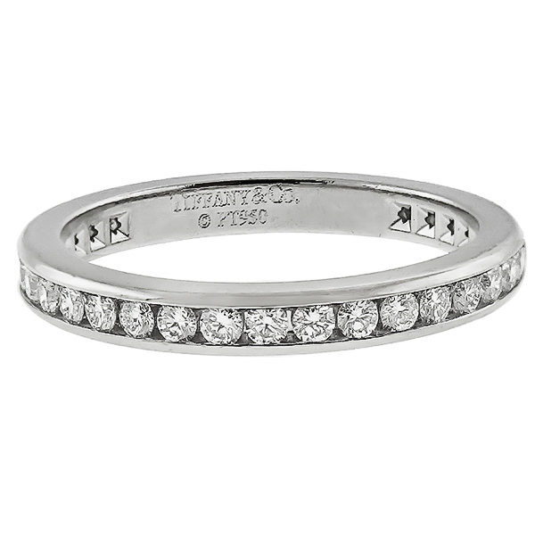 Tiffany & Co 0.85ct Diamond Eternity Wedding Band | Israel Rose