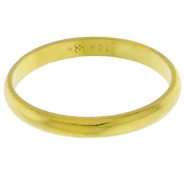 Yellow Gold Wedding Band