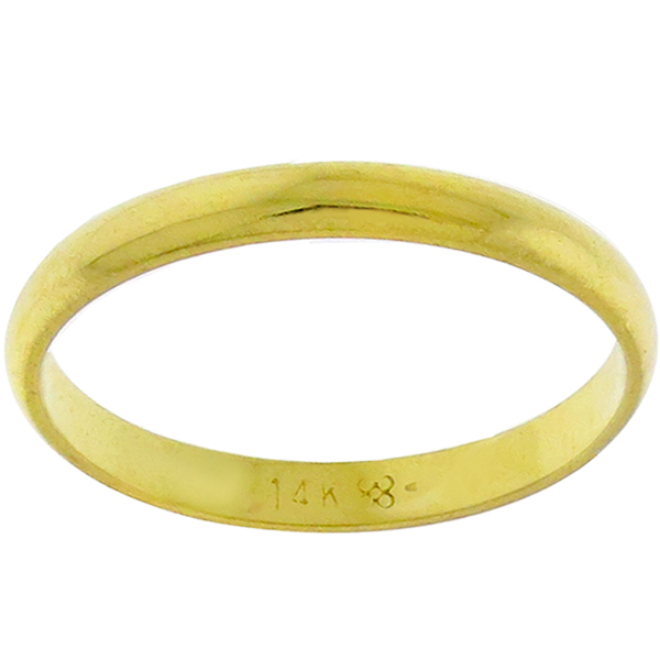 Yellow Gold Wedding Band