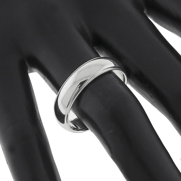 Estate 6mm 14k White Gold Wedding Band