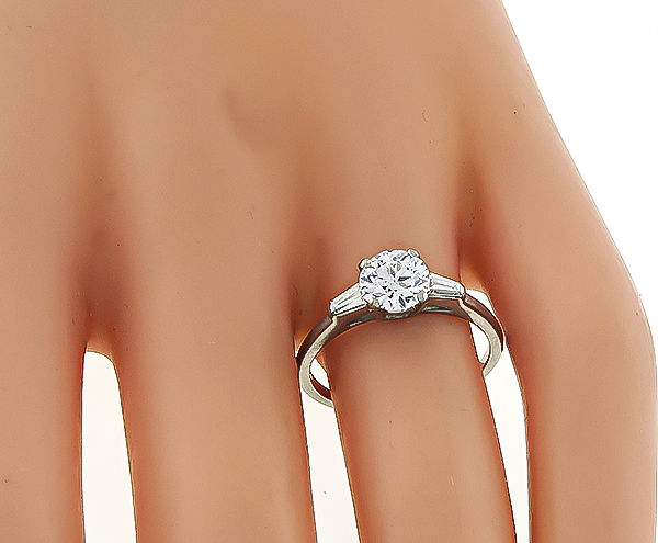GIA 0.86ct Diamond Raymond Yard Engagement Ring Photo 1