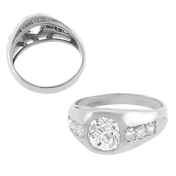 diamond platinum ring 1