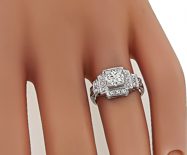 GIA Certified 0.62ct Diamond Engagement Ring