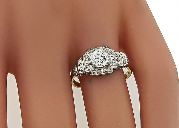GIA Certified 0.70ct Diamond Engagement Ring