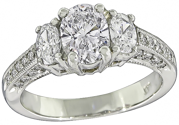 GIA Certified 1.00ct Diamond Engagement Ring