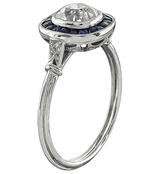 GIA Certified 1.01ct Diamond Engagement Ring