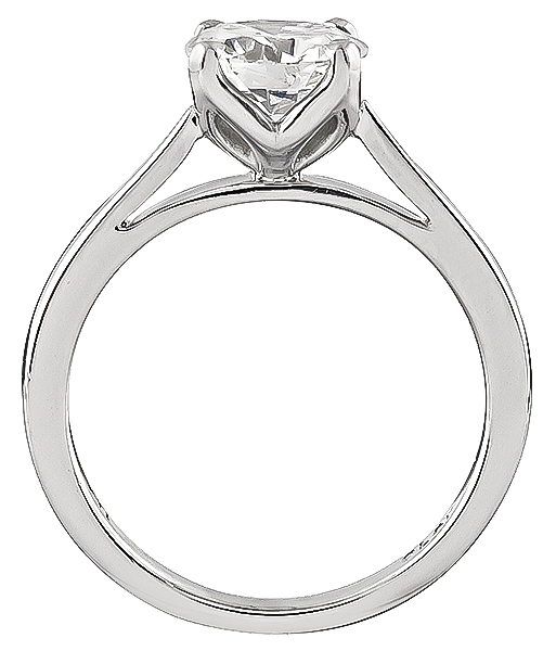 GIA Certified 1.18ct Diamond Engagement Ring