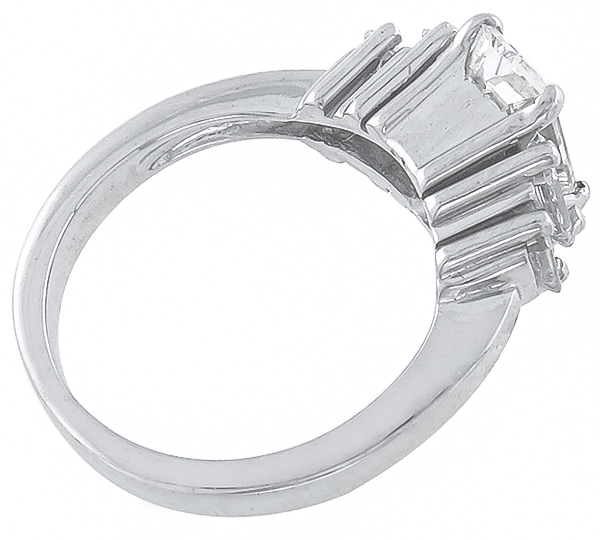 gia certified 1.24ct diamond engagement ring photo 1