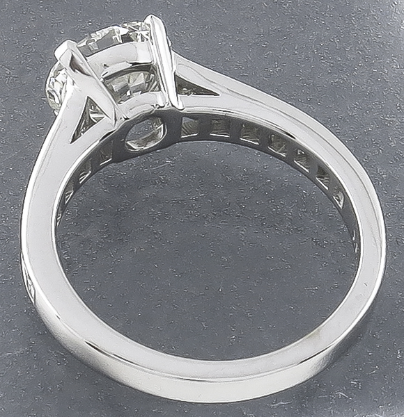 GIA Certified 1.44ct Diamond Engagement Ring Photo 1
