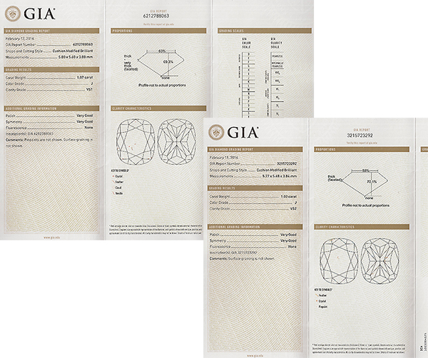 GIA Certified 2.10cttw Diamond Earrings Photo 1