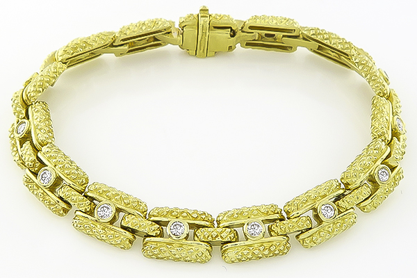 Judith Ripka 0.60ct Diamond Gold Bracelet
