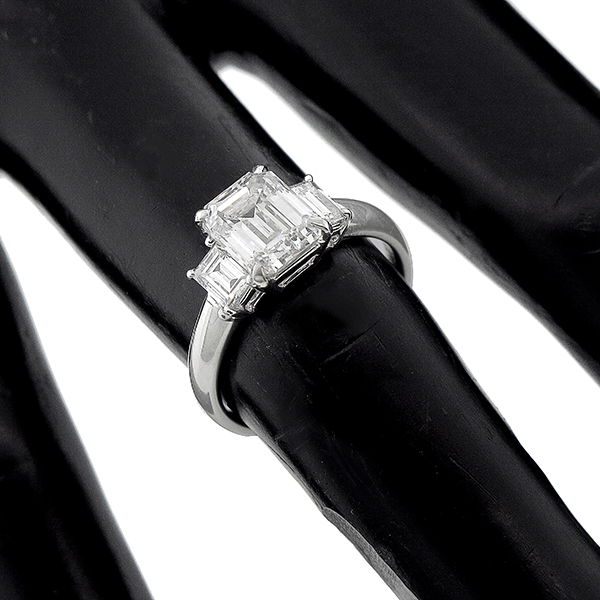 GIA 2.07ct Diamond Platinum Engagement Ring