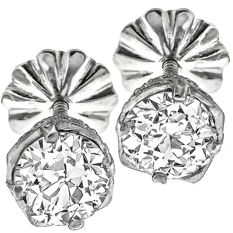 2.00ct Diamond Stud Earrings