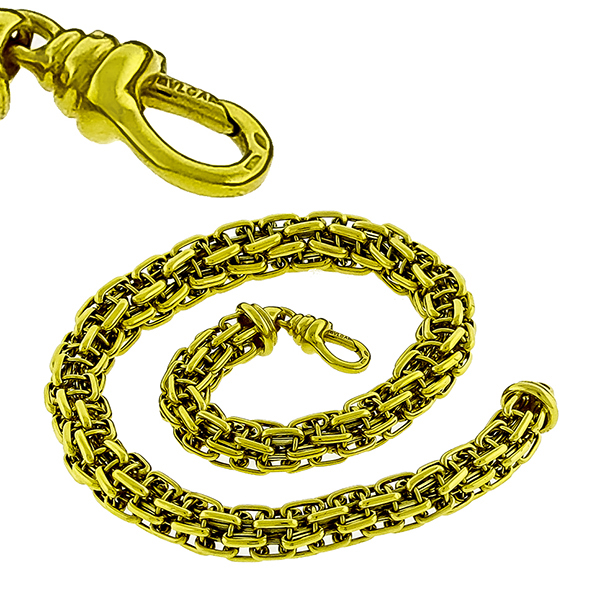 Bulgari Gold Chain Necklace