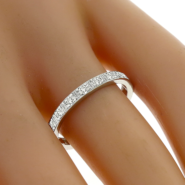 Art Deco 1.00ct Diamond Eternity Wedding Band