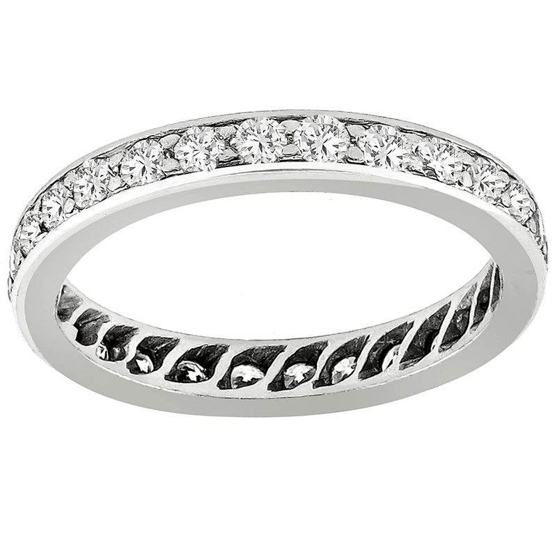 1.12ct Diamond Eternity Wedding Band