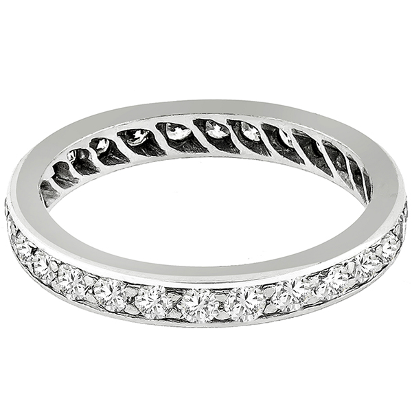 1.12ct Diamond Eternity Wedding Band