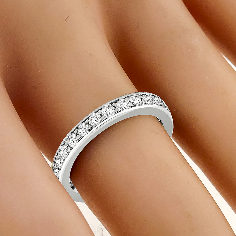 1.12ct Diamond Eternity Wedding Band