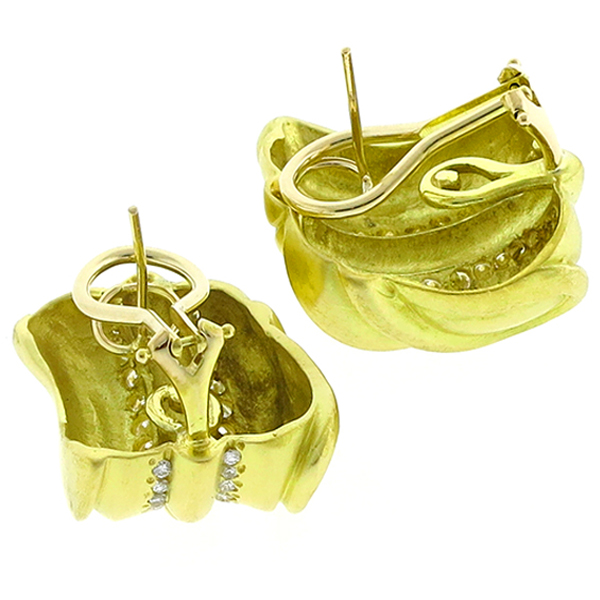 1.80ct Diamond Gold Earrings