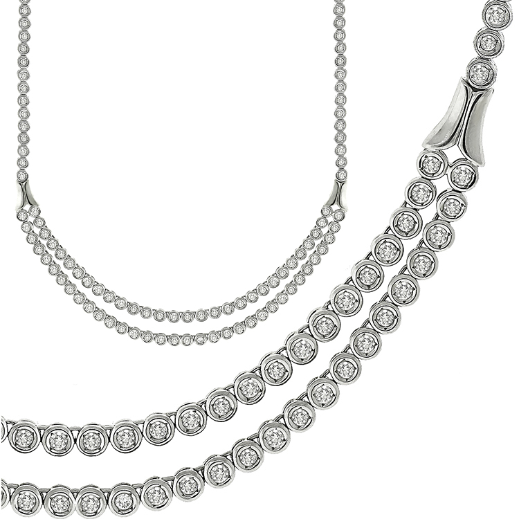 3.00ct Diamond Platinum Necklace
