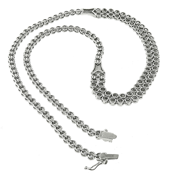 3.00ct Diamond Platinum Necklace
